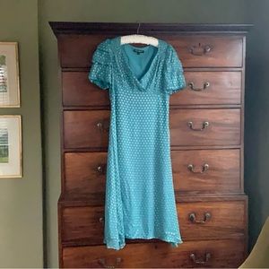 Late 1990s Betsy johnson nylon and silk dress.